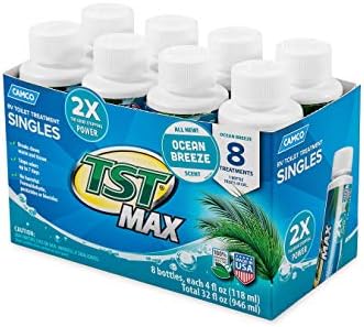 Camco TST MAX Ocean Scent Singles - Includes (8) 4oz. Bottles (41610)