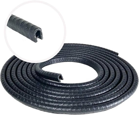 Edge Trim Black Small, 1/8" Fits Edge (10 Feet Length)